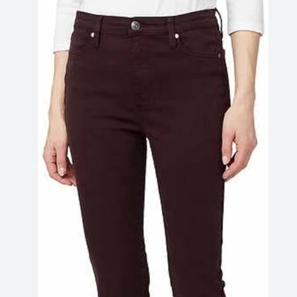 Buffalo David Britton Hanna high rise brown jeans sz 6/28 - Picture 2 of 7